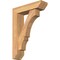Ekena Millwork Balboa Slat Smooth Bracket w/ Offset Brace, Western Red Cedar, 5 1/2"W x 20"D x 28"H BKT0604X20X28BOA06SWR - alternate 1